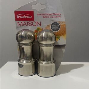 RUDE Maison Stainless Steel Salt and Pepper Shakers